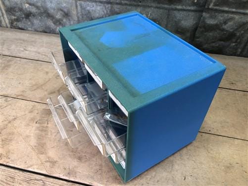 Electronics & Accessories > Parts & Electrical - Mallory Capacitory Lot, TDC, 10% WVDC, 15 Drawer Cabinet, Ham Radio by Th...