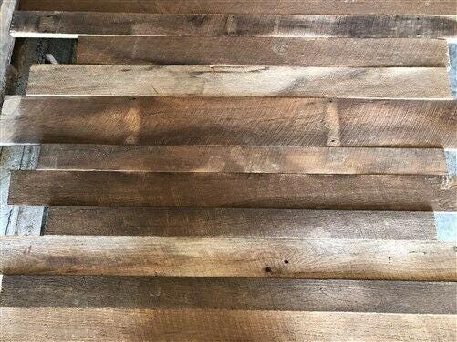 Reclaimed 1 By Oak Barn Wood Boards, Rustic Solid Oak Lumber Planks Custom Order