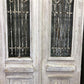 Antique French Double Doors (39.5x92) Wood Iron Doors, European Doors D239
